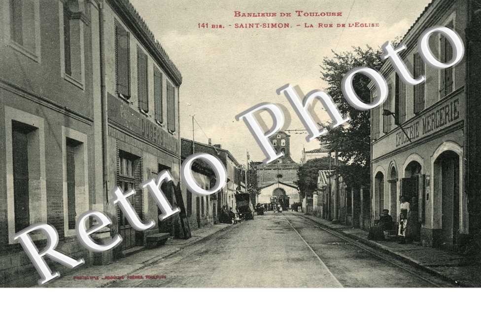 Saint-Simon - la rue de l'église