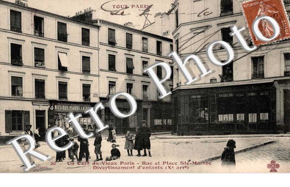 rue et place Sainte-Marthe - Divertissement d&#039;enfants