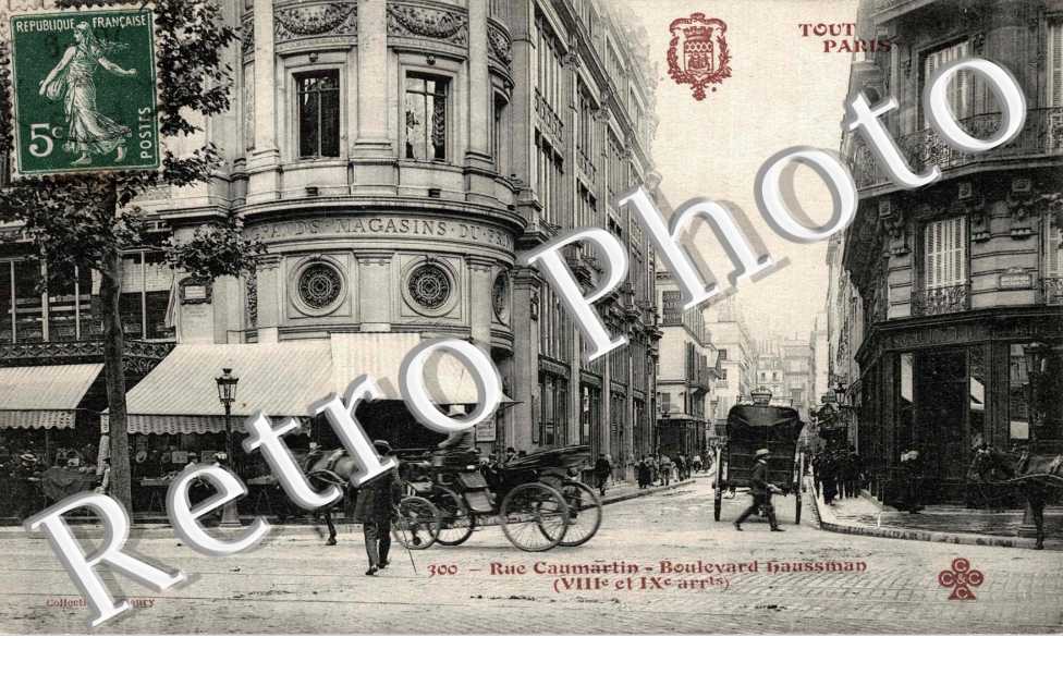rue Caumartin. Boulevard Haussman