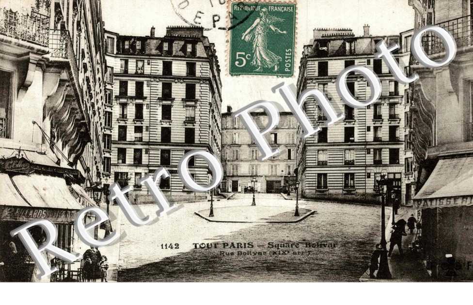 Square et rue Bolivar