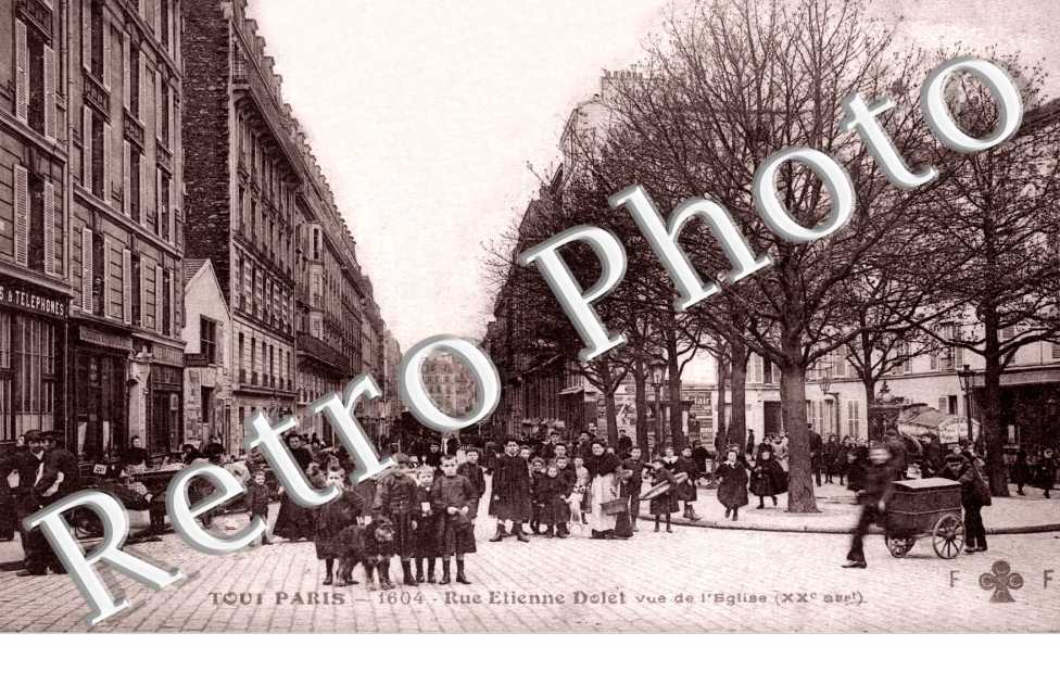 rue Etienne Dolet vue de l'église