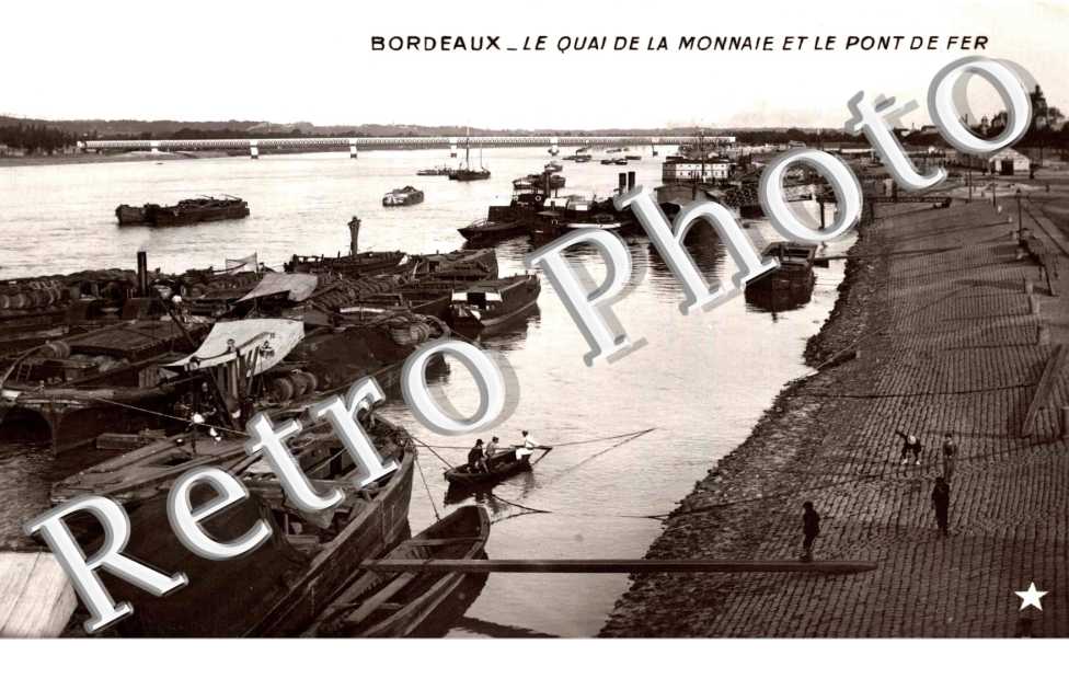 le quai de la monnaie et le pont de fer