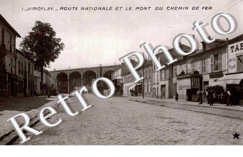 le pont national et la route du chemin de fer