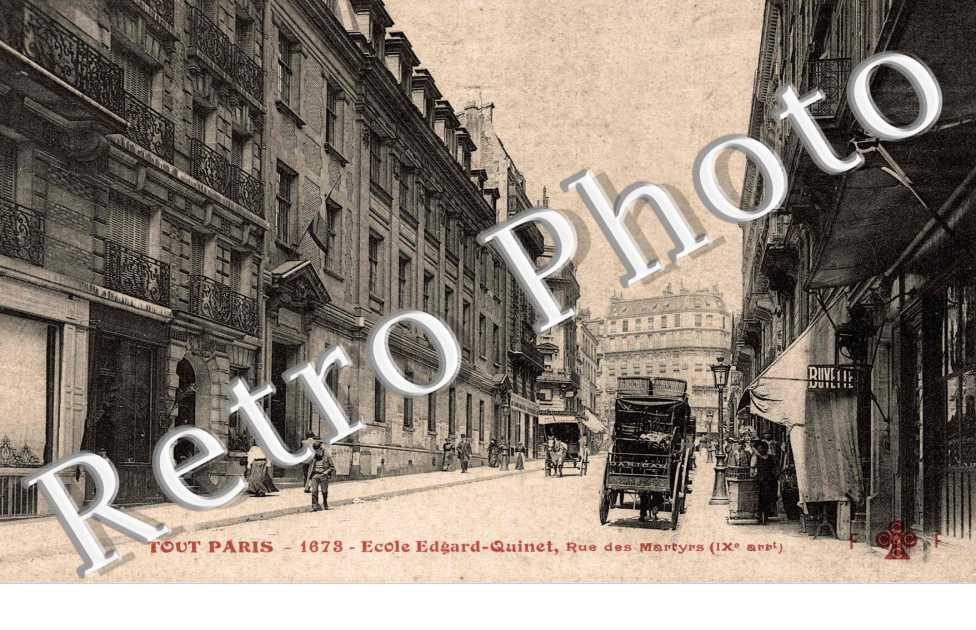 Ecole  Edgard Quinet - rue des Martyrs