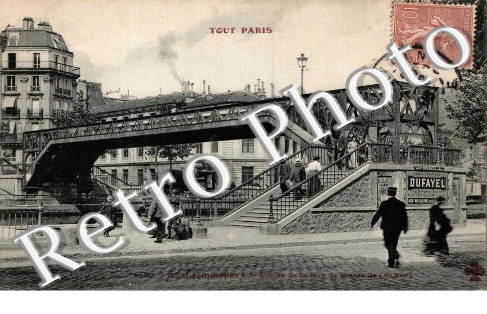 quai Jemmapes aux écoles de la rue de Marseille