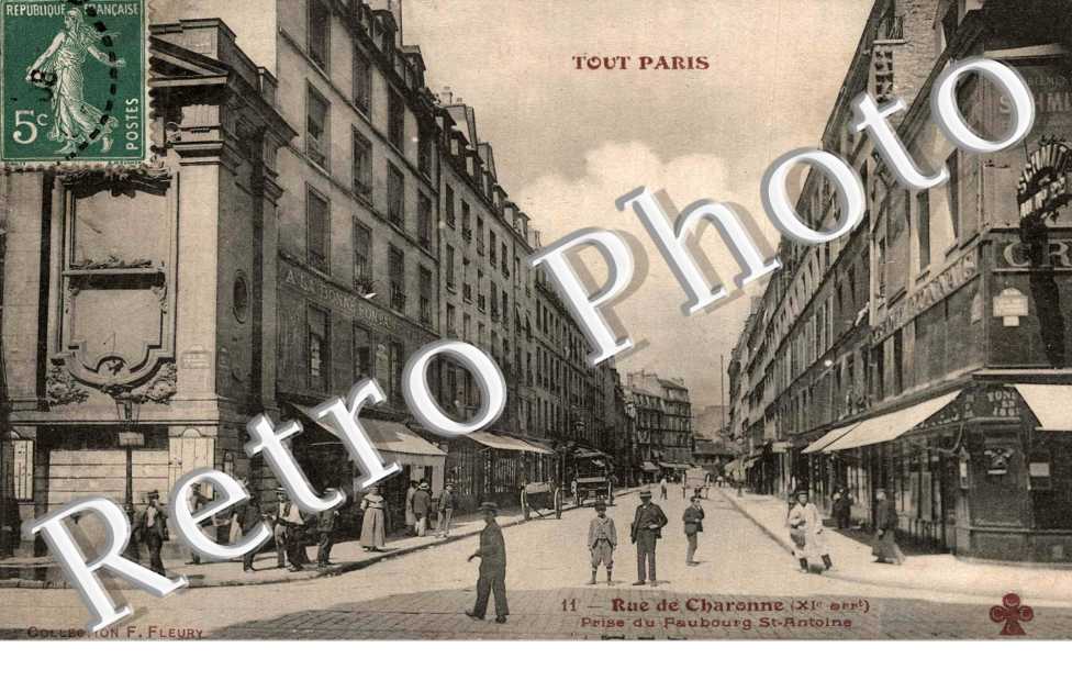 rue de Charonne prise du Faubourg Saint-Antoine