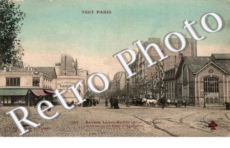 Avenue Ledru Rollin prise du pont d&#039;Austerlitz