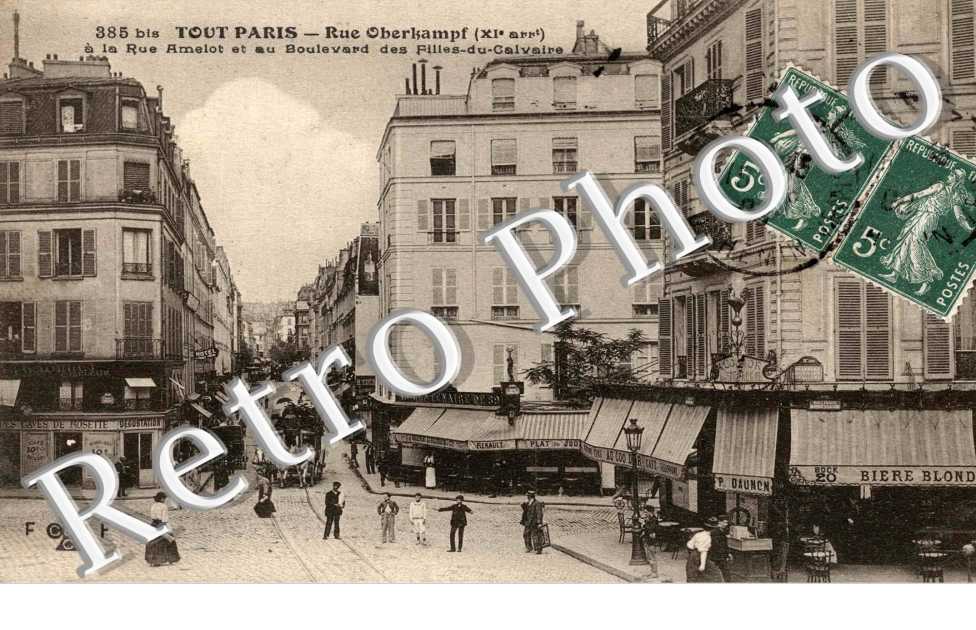 rue Oberkampf à la rue Amelot et au boulevard des Filles du Calvaire