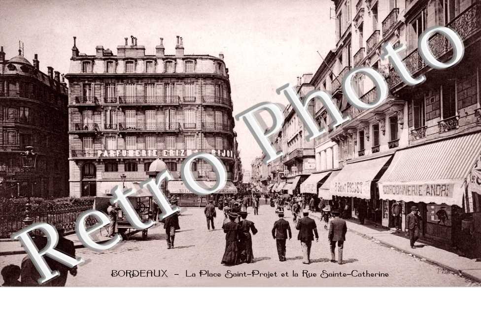 la place Saint-Projet et la rue Sainte-Catherine