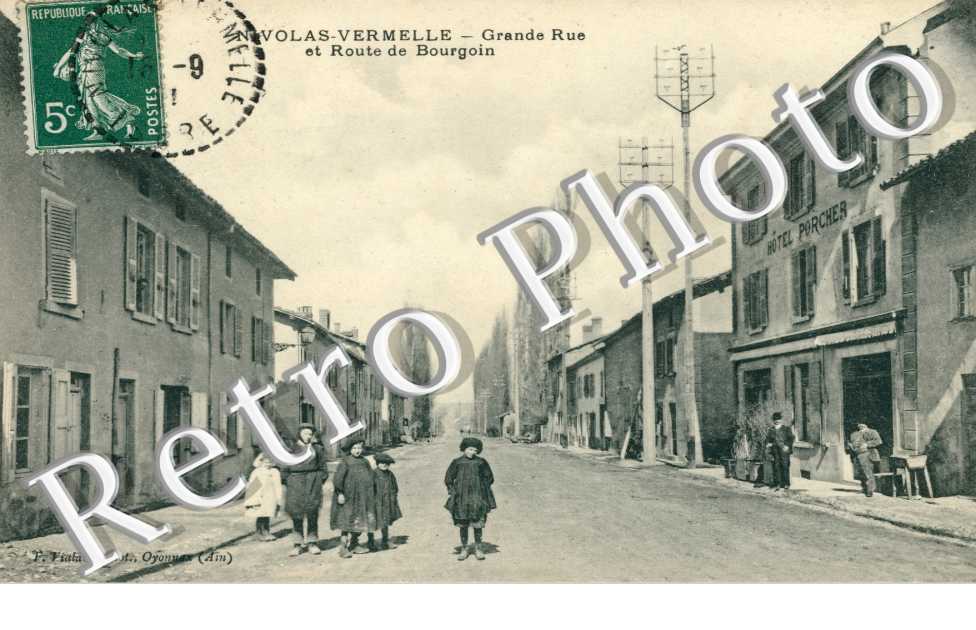 Grande rue et route de Bourgoin
