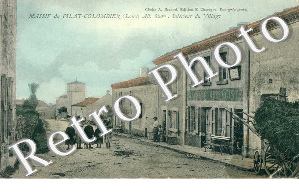 Massif du Pilat-Colombier - Interieur du village