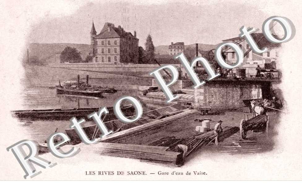 les rives de Saone - gare d&#039;eau de Vaise
