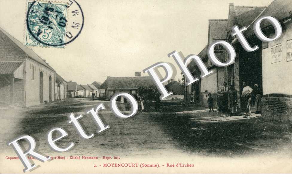 rue d&#039;Ercheu en 1907