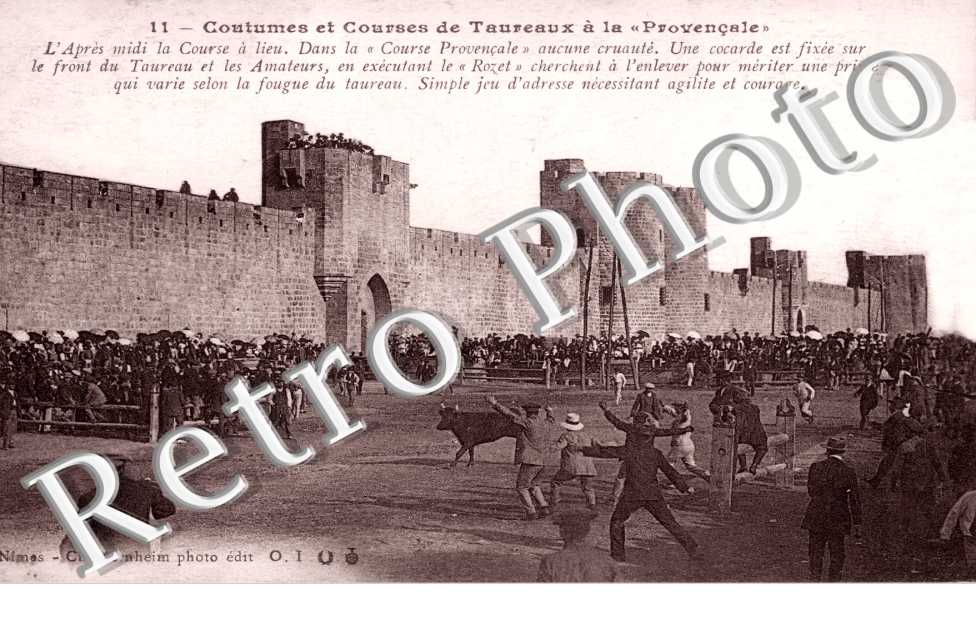 Coutumes et courses de Taureaux a la provencale