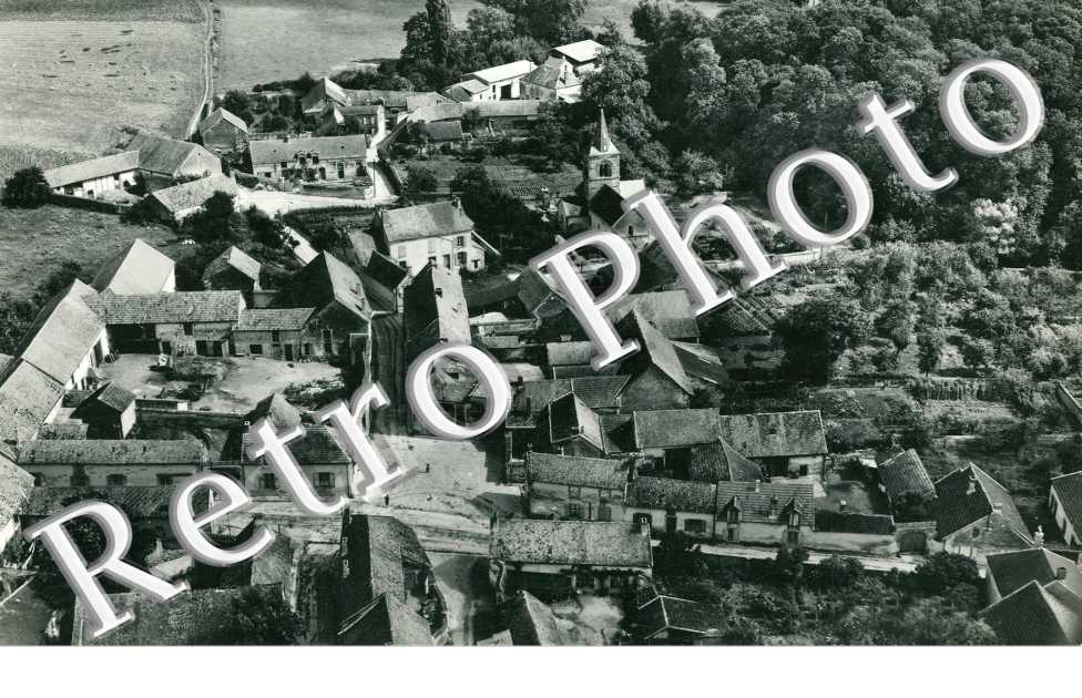 vue aerienne Le centre bourg