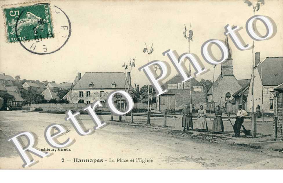 la Place et l&#039;eglise