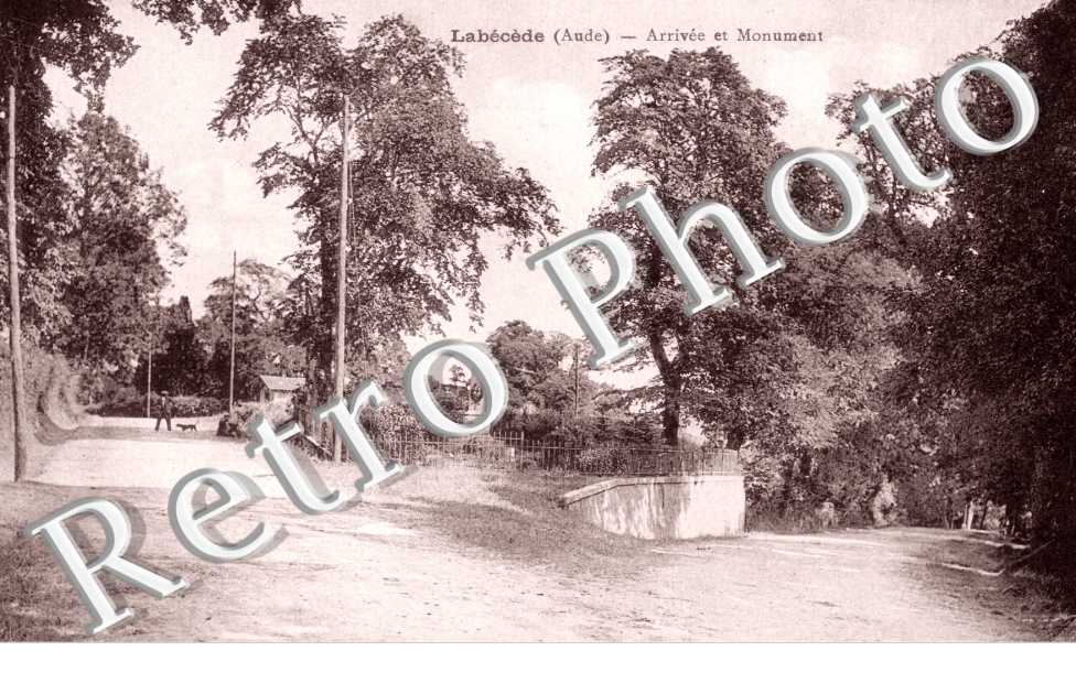 arrivée et monument