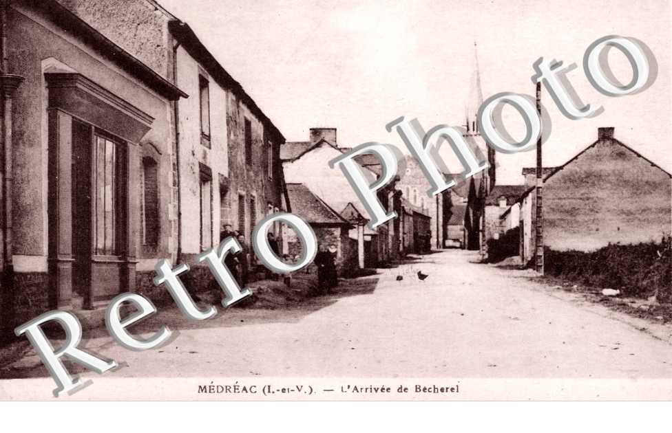 l&#039;arrivée de Bécherel.