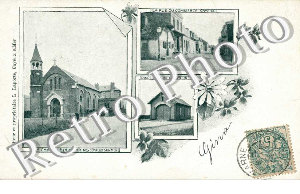 La Chapelle Desmarins - La rue du Commerce - Canot de sauvetage