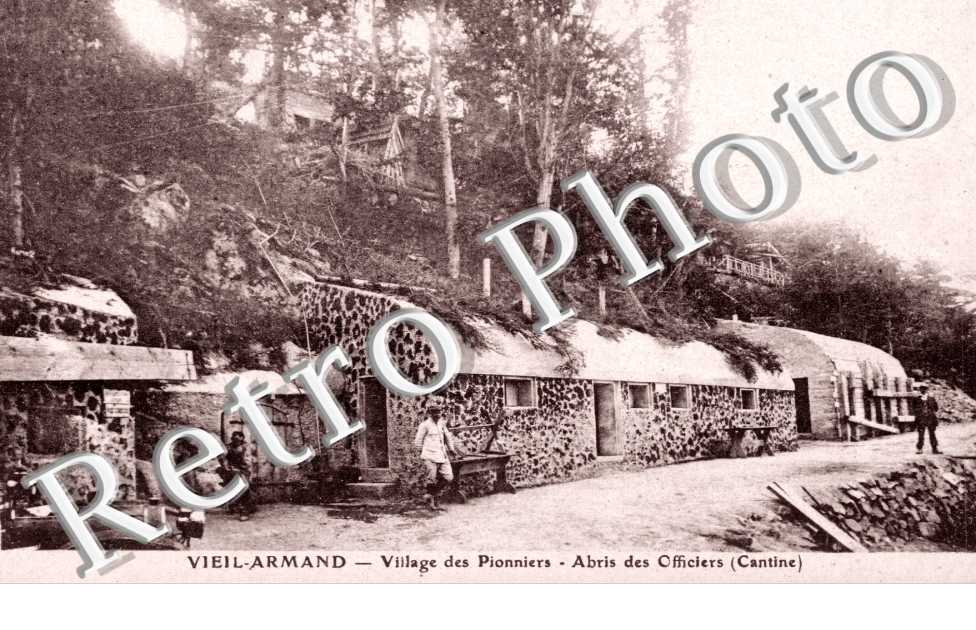 Vieil-Armand - Village des Pionniers  -  Abris des officiers