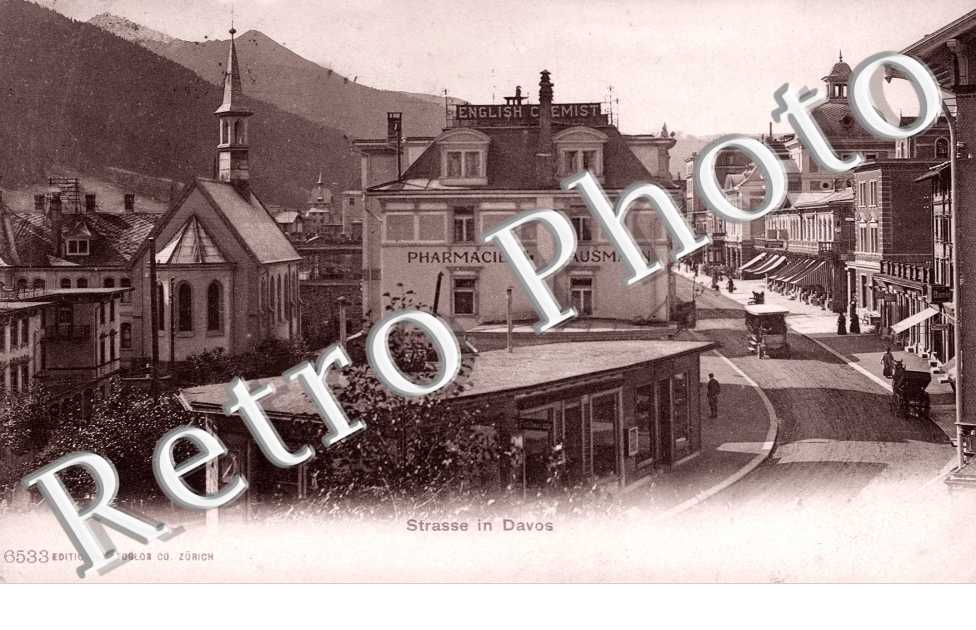 strasse in  Davos