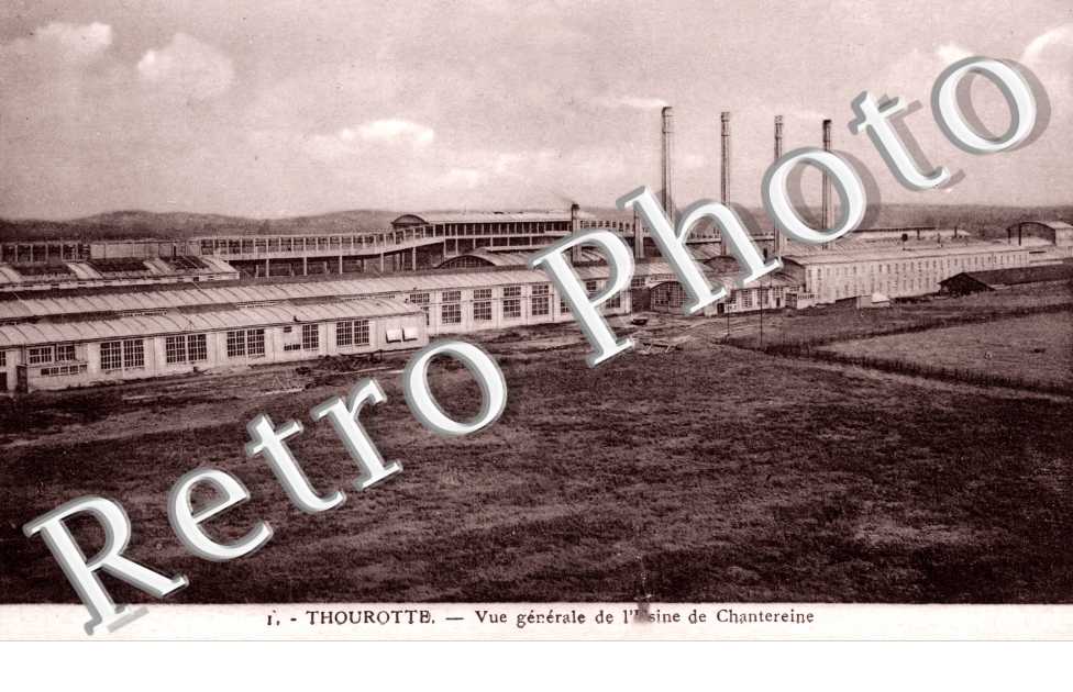 Vue generale de l'usine de Chantereine
