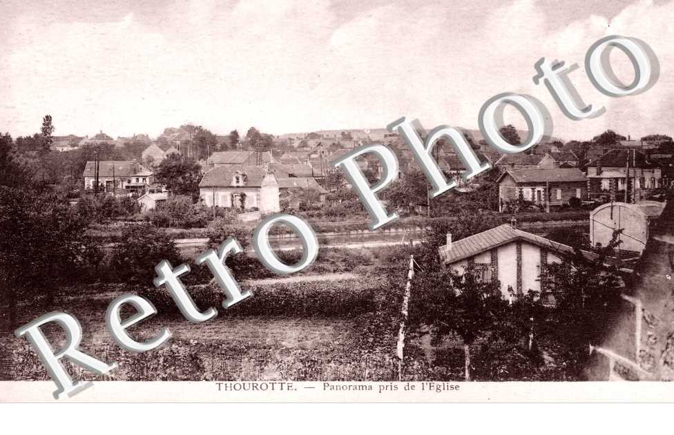 panorama pris de l'église