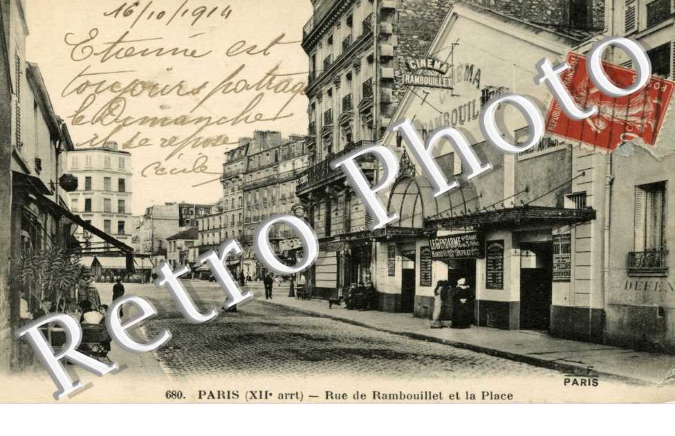 rue de Rambouillet et la place
