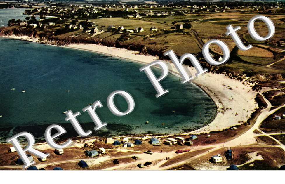 vue generale aerienne de la Grande Plage