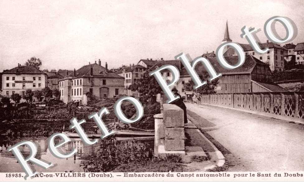 embarcadère du canot automobille pour le saut du Doubs