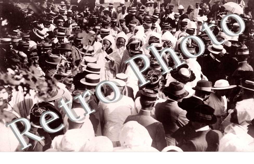 le maréchal Lyautey inaugure  l'Exposition franco marocaine de Casablanca