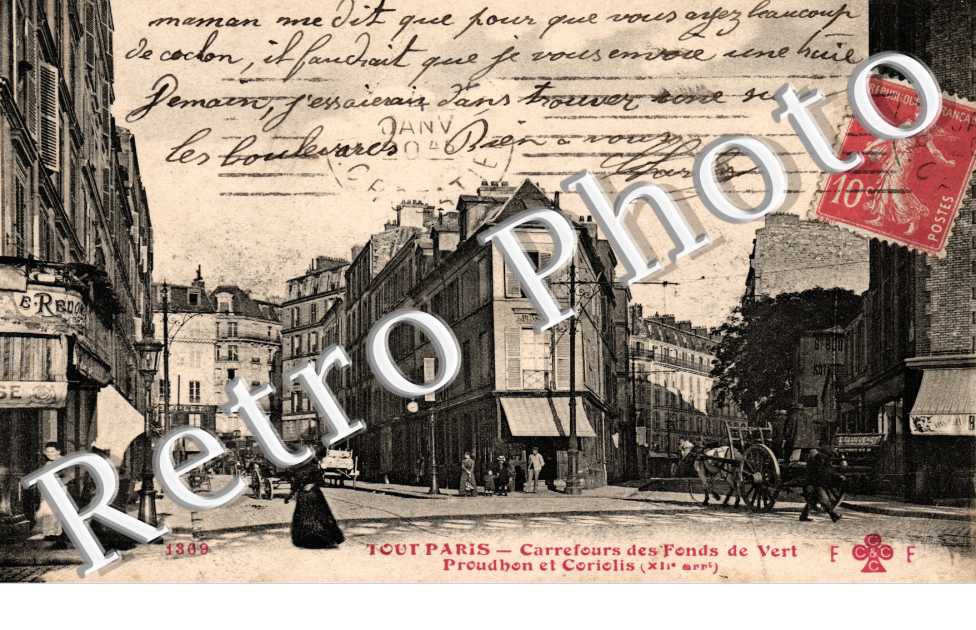 carrefours des Fonds de Verrt Proudhon et Coriolis