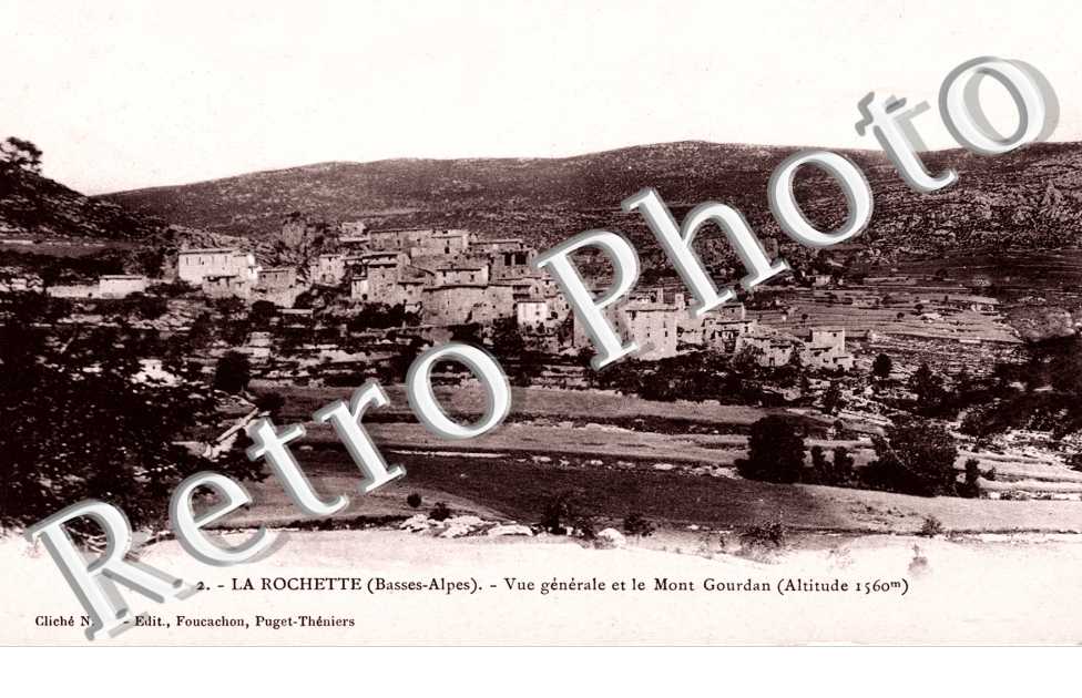 vue generale et le Mont Gourdan