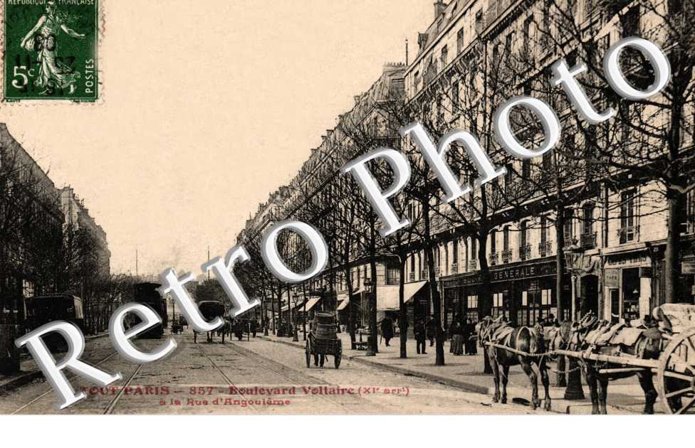 BOULEVARD VOLTAIRE a la rue d&#039;Angouleme