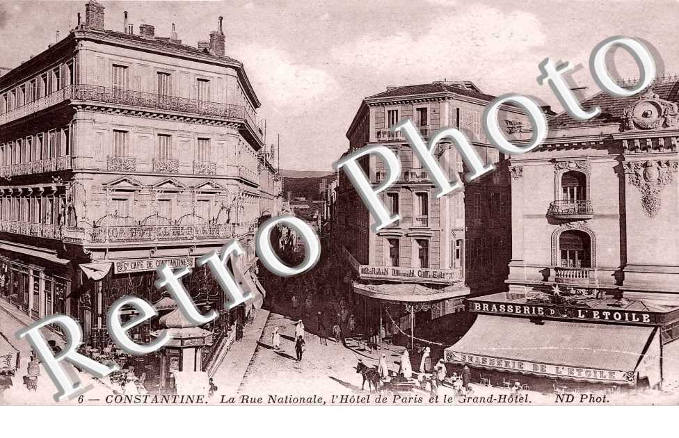la rue Nationale, l&#039;hôtel de Paris et le Grand-Hôtel