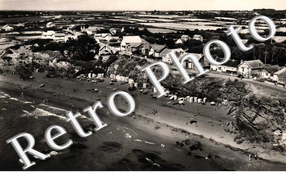 vue aérienne La grande plage