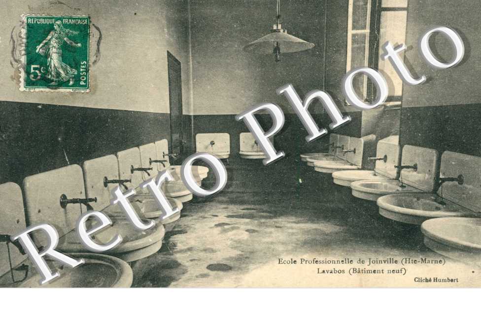 ecole professionnelle de Joinville. Lavabos