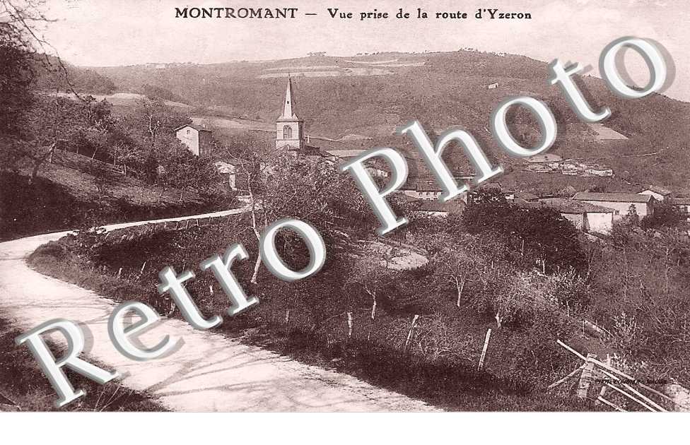 vue prise de la route d'Yzeron