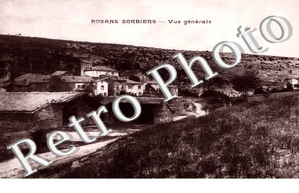 Rosans Sorbiers. Vue générale