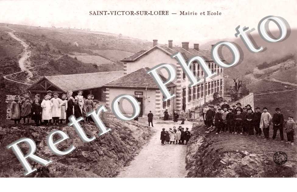 SAINT VICTOR SUR LOIRE mairie et école