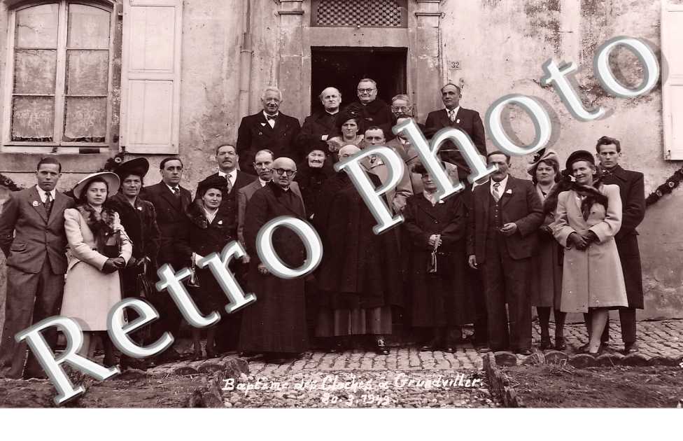 Baptême des cloches 30 mars 1949