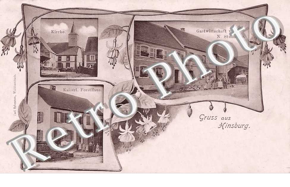 Kirche. Kaiserl. Forsthaus. Gastwirtschaft von N. Stuzmann