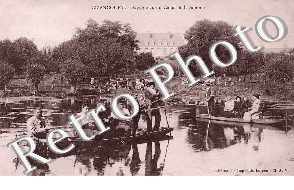 paysage vu du canal de la Somme