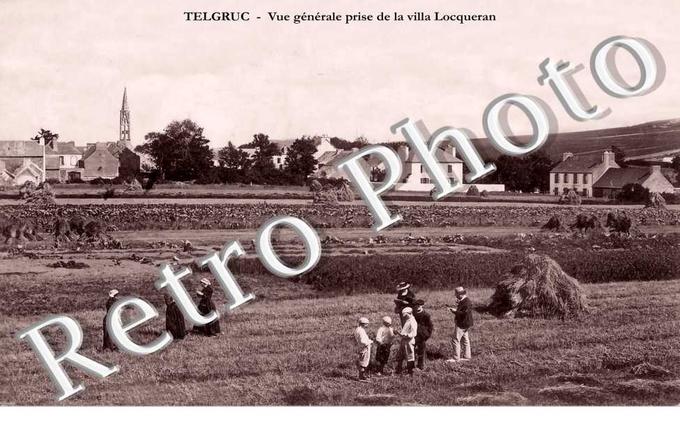vue générale prise de la villa Locquéran