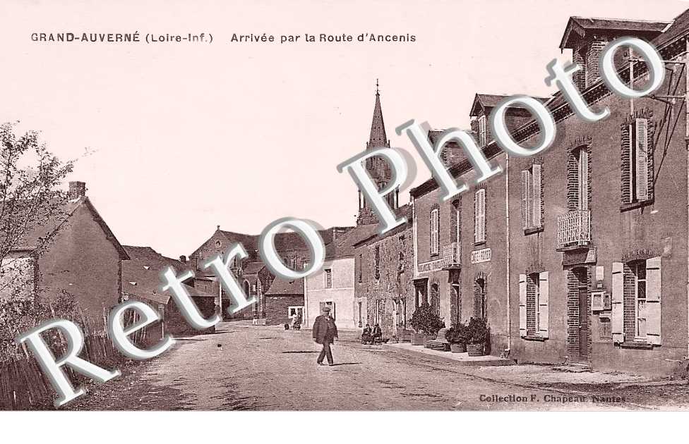 arrivée par la route d&#039;Ancenis