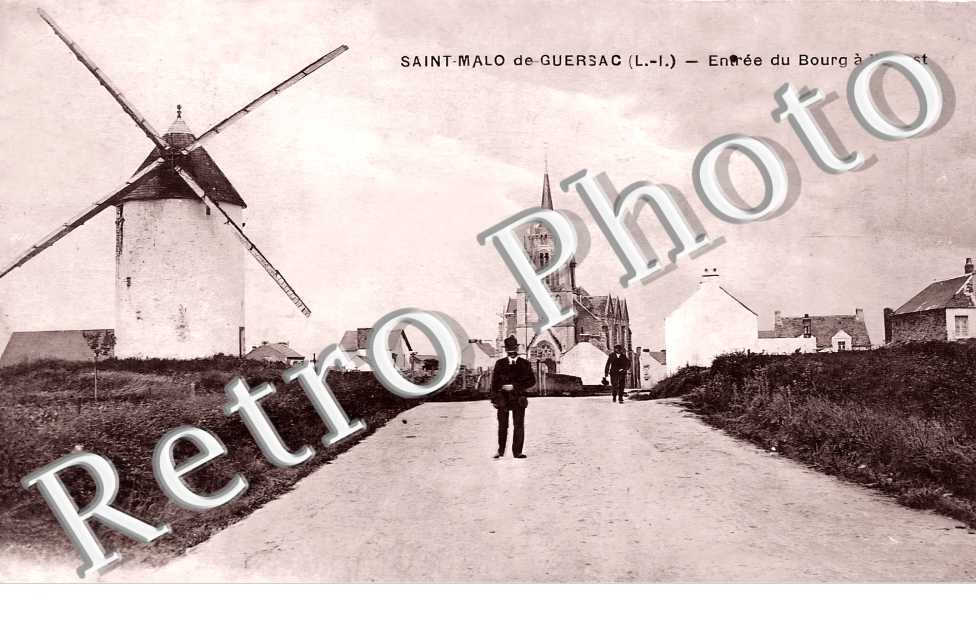 entrée du bourg à l'ouest