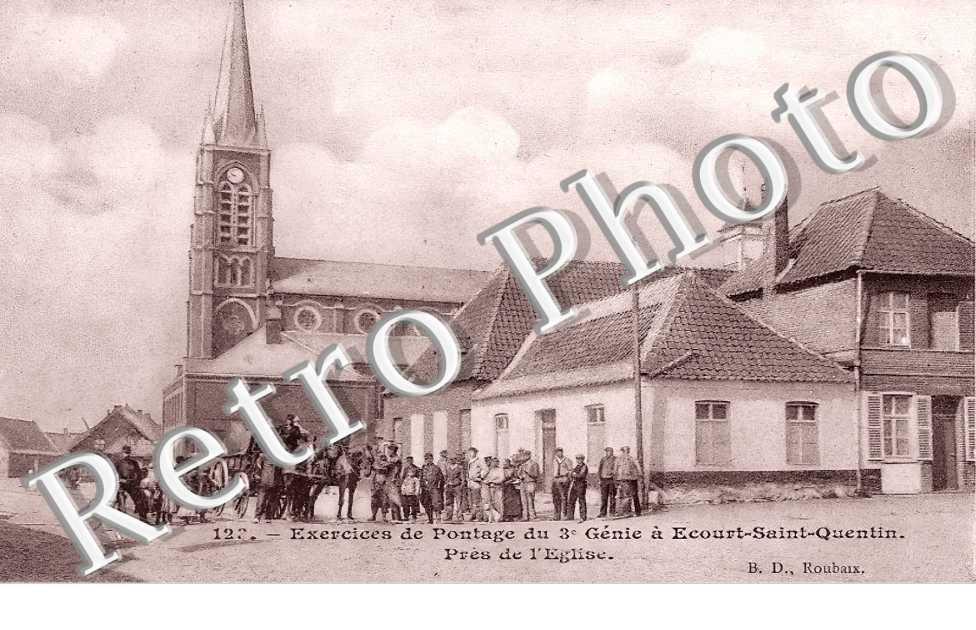exercices de pontage du 3ème Génie