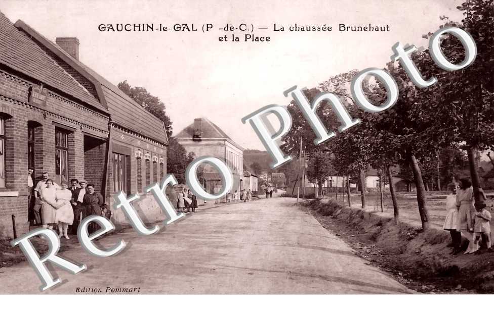 la chaussée Brunehaut et la place