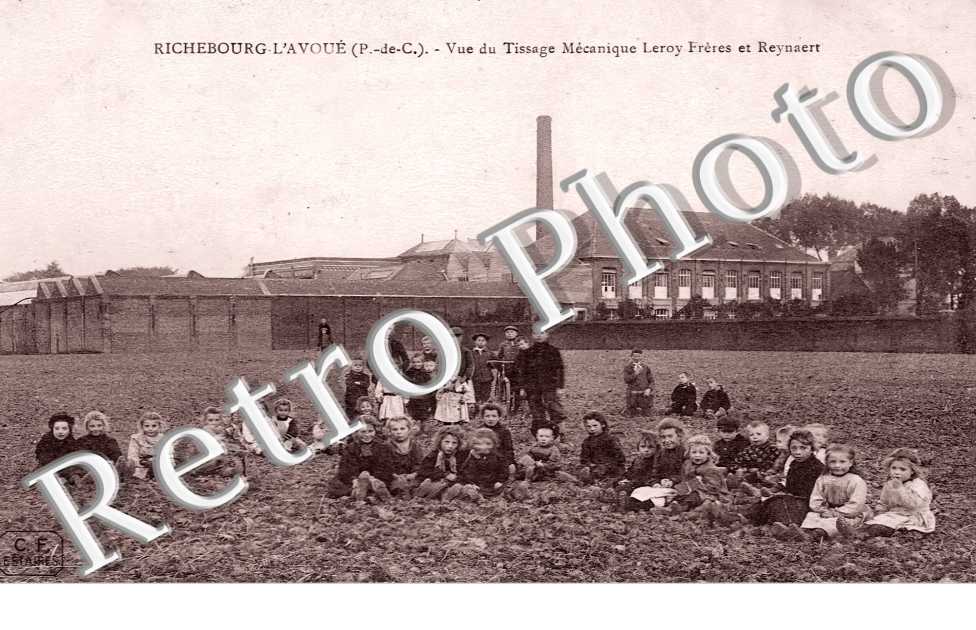 vue du tissage mécanique Leroy Frères et Reynart