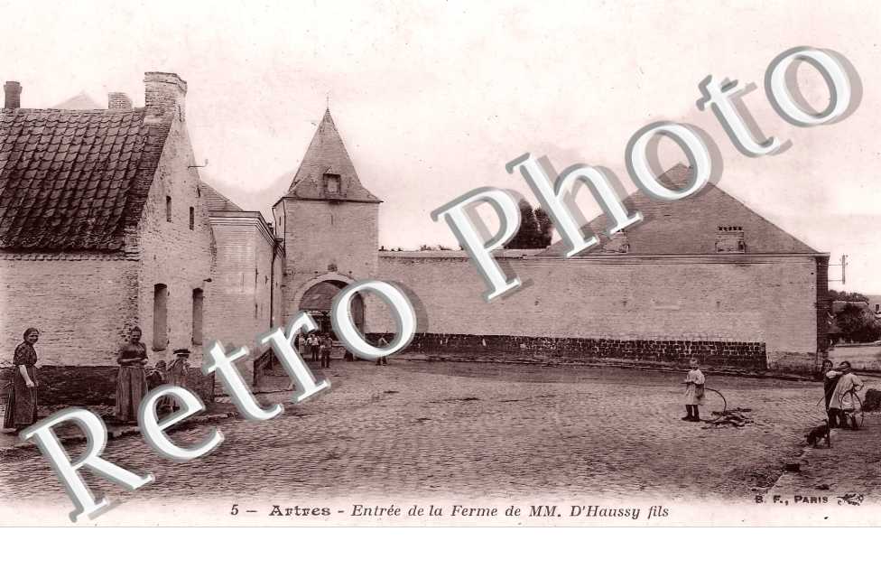 entrée de la ferme de MM. D&#039;Haussy fils